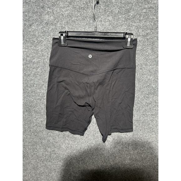 LULULEMON Biker Shorts Women 8 Align Super High Rise Black 8” - Picture 4 of 5